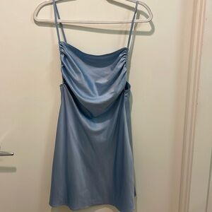 Danielle Bernstein blue dress